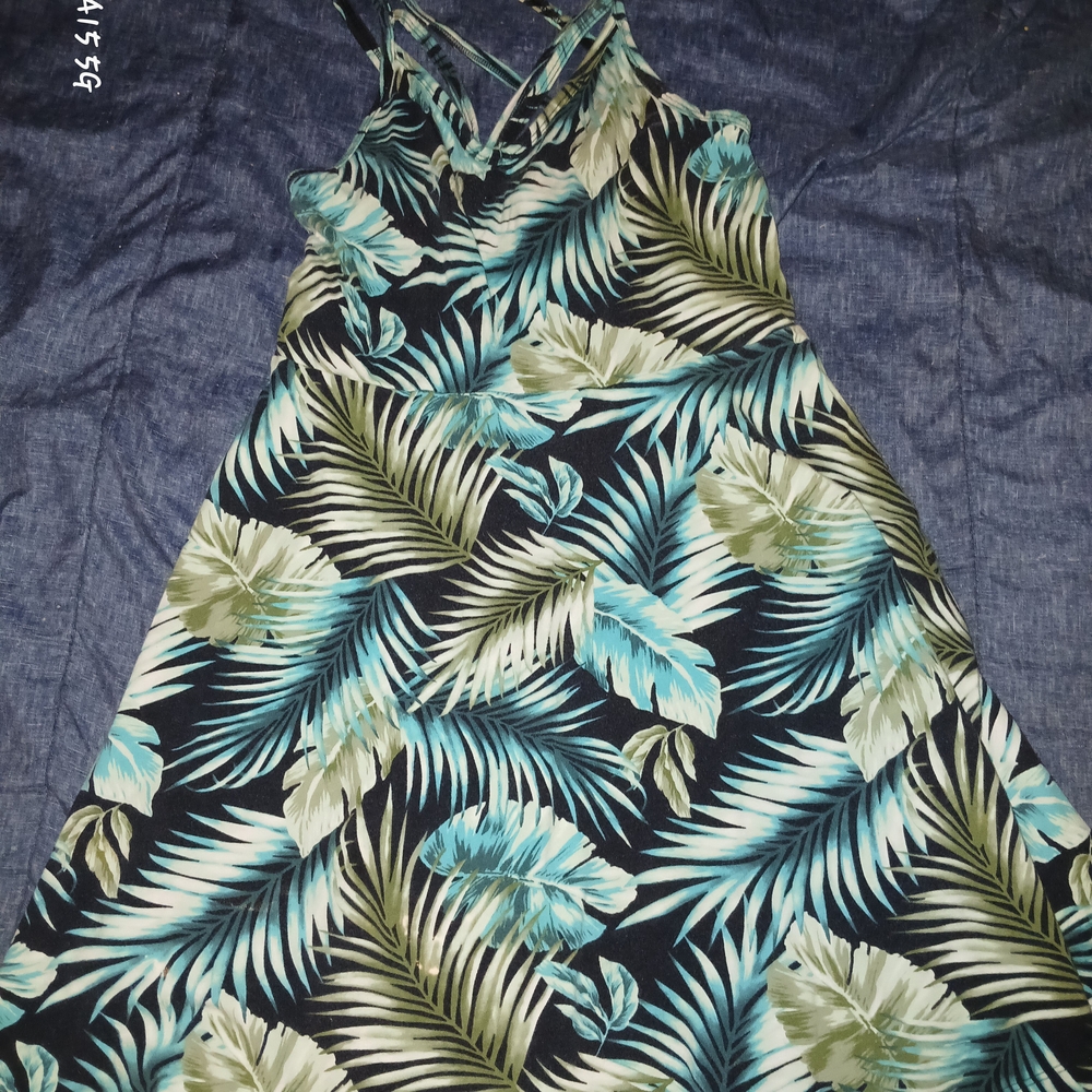 PINK Victoria's Secret Green Halter Sundress Resort Wear